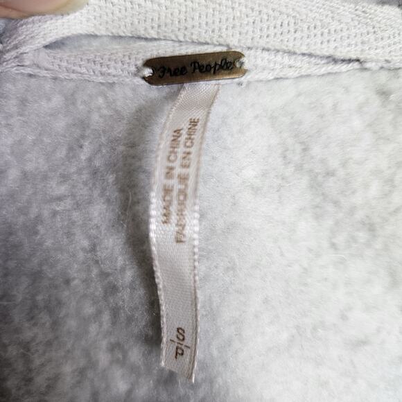 Free People Huntington Oversized Pullover Womens S Cowl Neck Sweatshirt Tulip - Picture 14 of 16